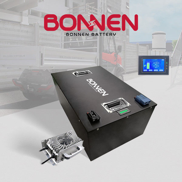EV 9600Wh 96 Volt Batteriepaket Lithium-Ionen-Forklift-Batterie für elektrische Boote