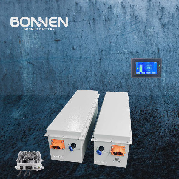 5.12 kWh Lithium-Bootbatterie mit Fernbildschirmüberwachung / Parallelverbindung, elektrische Bootmotorbatterie