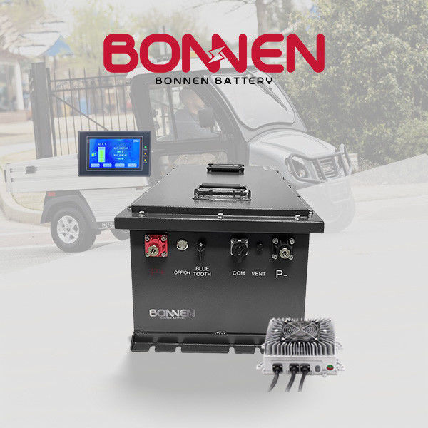 60V 100Ah LiFePO4 Batterie für Golfkarren Niedriggeschwindigkeitsfahrzeuge Hochspannung Langlebigkeit